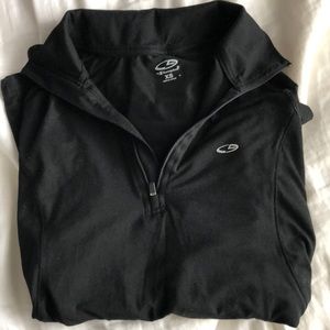 Champion Black Zip Up Athletic Jacket